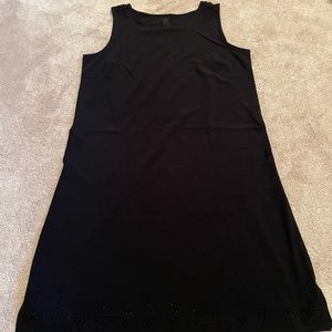 Title Nine Unconventional Sleeveless Dress Black NWOT